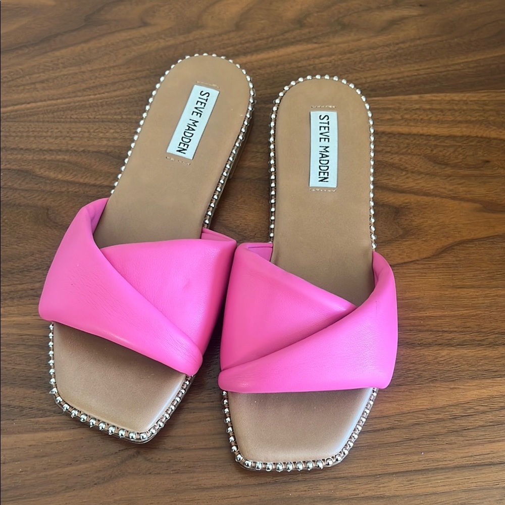 Steve Madden Pink Women's Slide Sandals